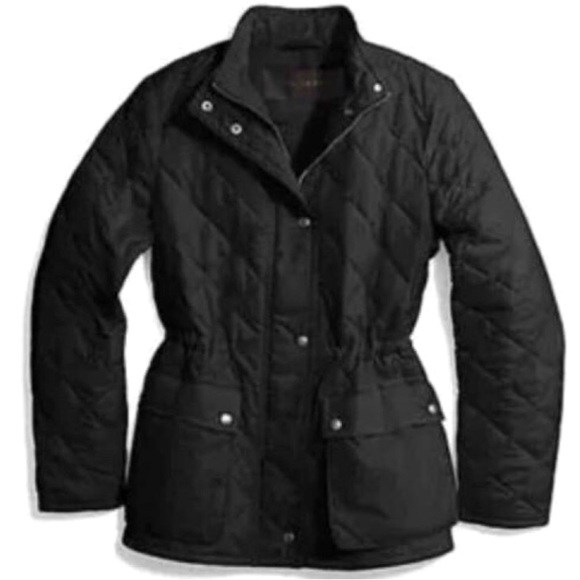 *Authentic* COACH Black Diamond Quilted Jacket - Picture 1 of 7